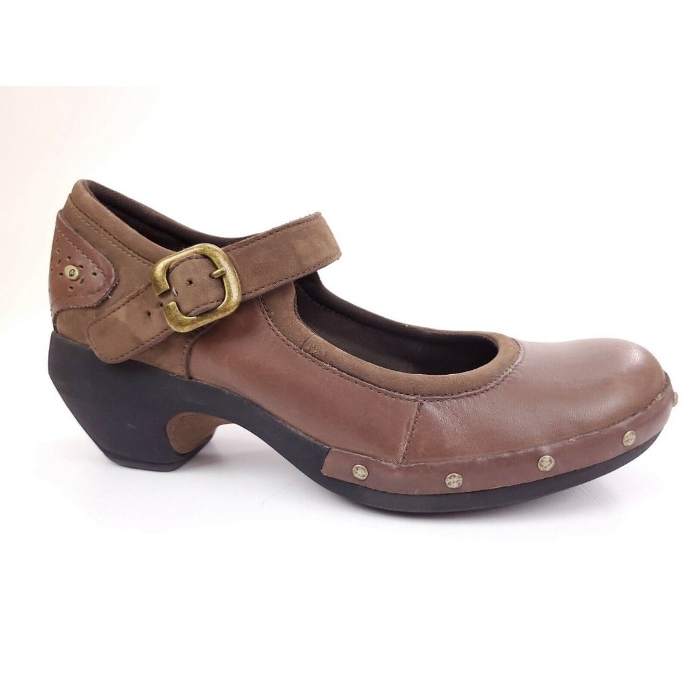 Merrell Luxe Mary Janes Brown Coffee Leather Women's Shoes Size 8.5 / 39